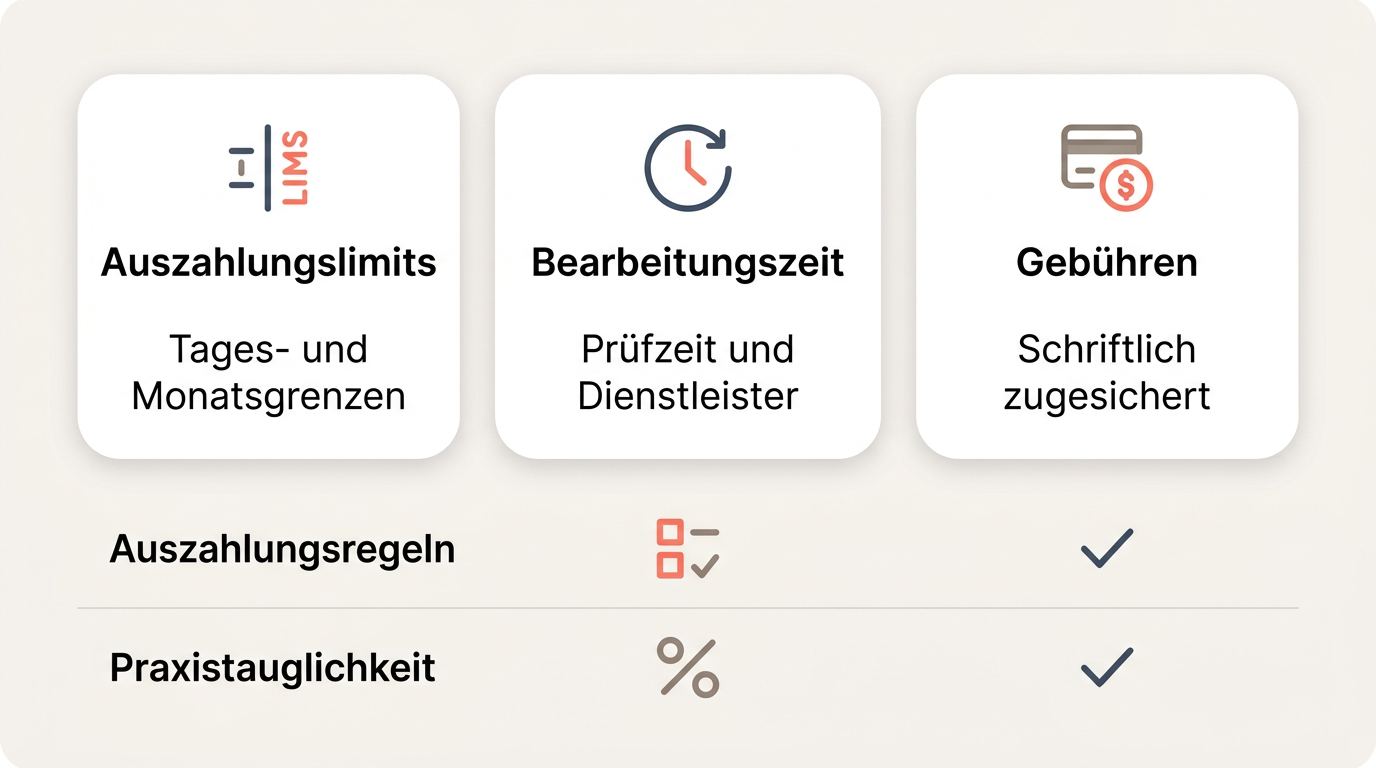 Auszahlungsqualität für Deutschland